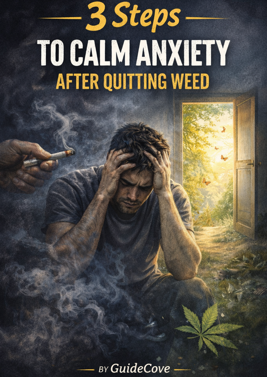 ( Free Guide ) 3 steps to calm anxiety after quitting weed