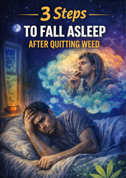 ( Free Guide )  3 steps to fall asleep after quitting weed