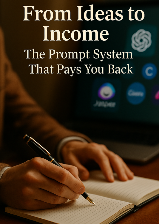 From Ideas to Income
The Prompt System That Pays You Back